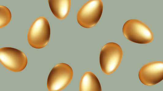 Reused Remade Påsk Smygtitt Treasure Eggs